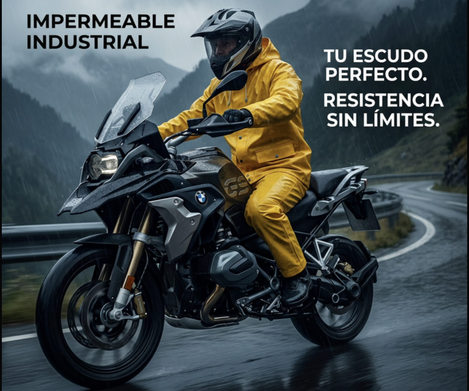 Impermeable Negro TN
